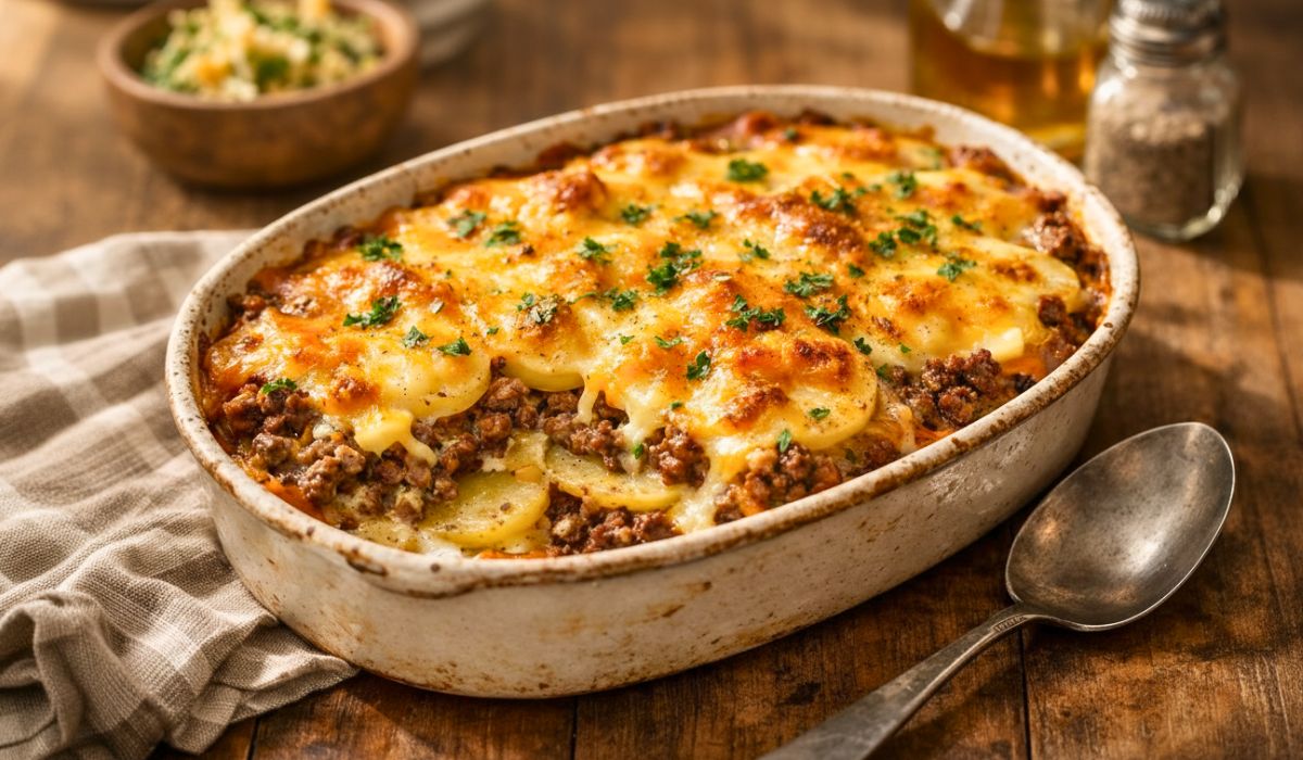Cowboy Beef Potato Casserole Recipe