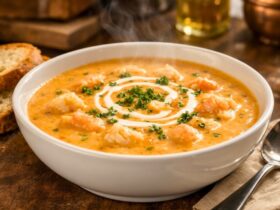 Creamy Crab and Shrimp Seafood Bisque Recipe