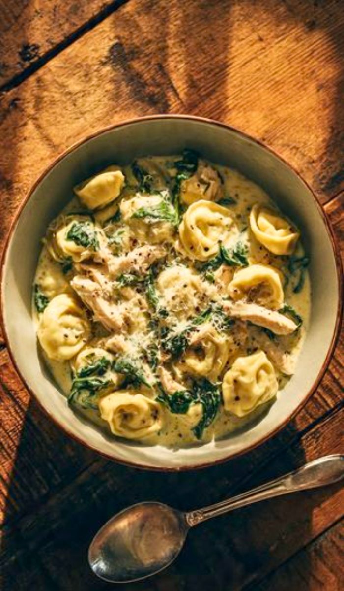 Crockpot Chicken Tortellini Recipe