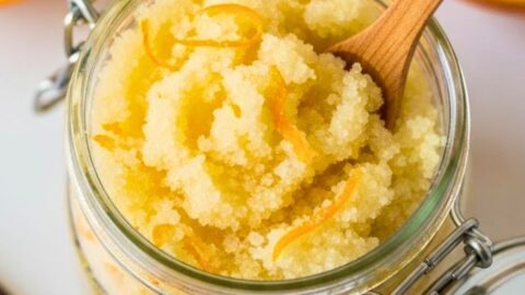 DIY Orange & Vanilla Body Scrub Recipe