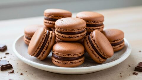 Dark Chocolate Macaron Recipe