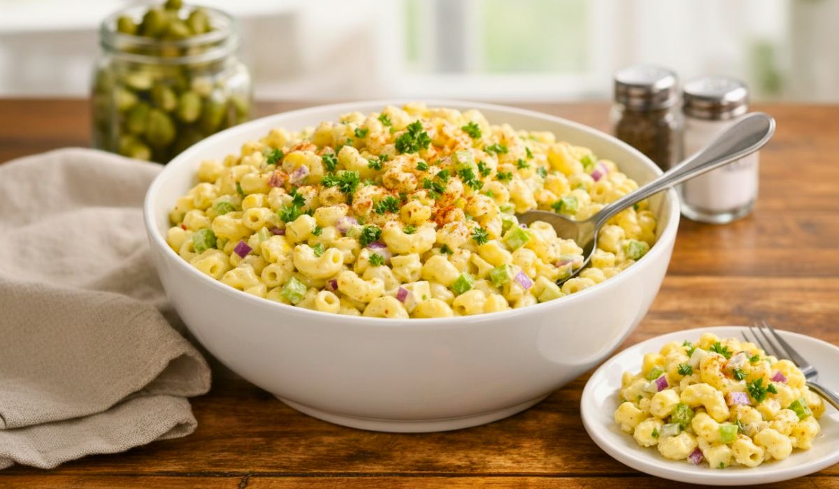 Deviled Egg Macaroni Salad Recipe