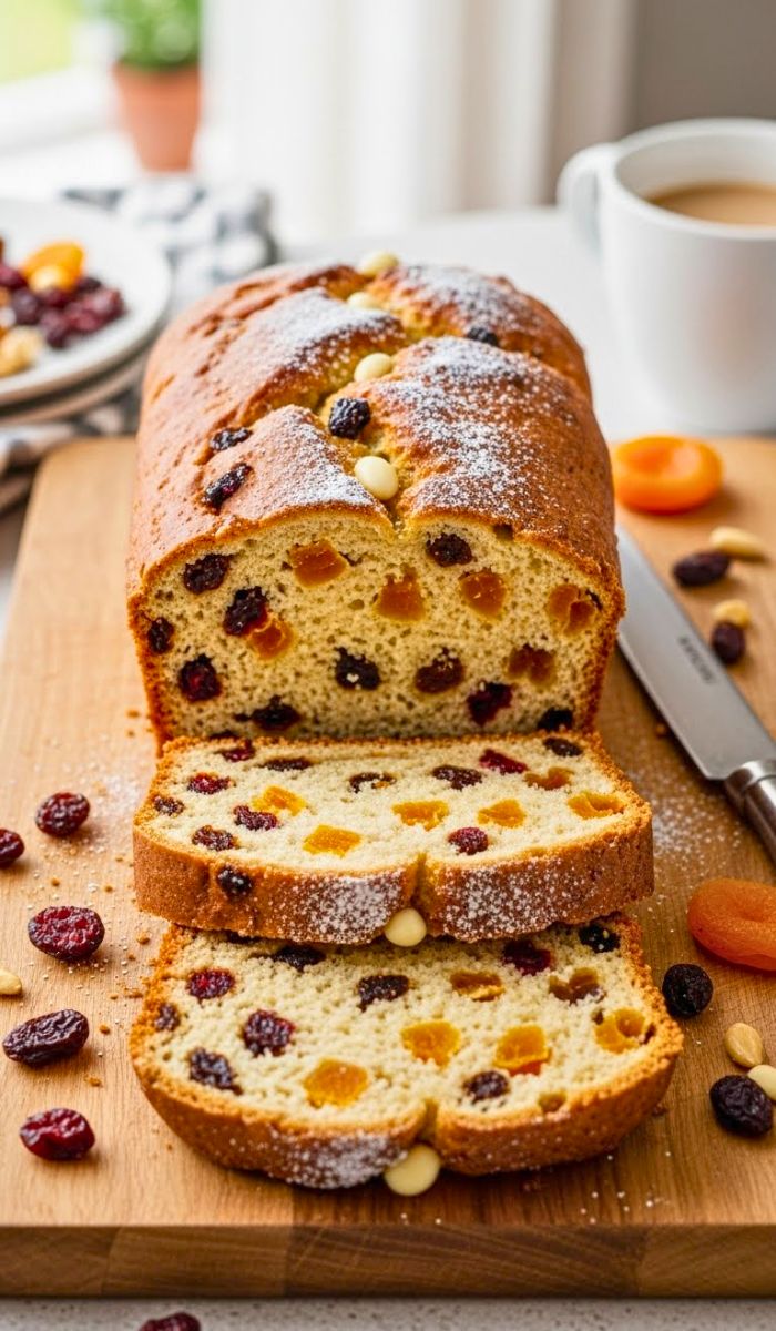 Eggnog Fruit Bread Recipe