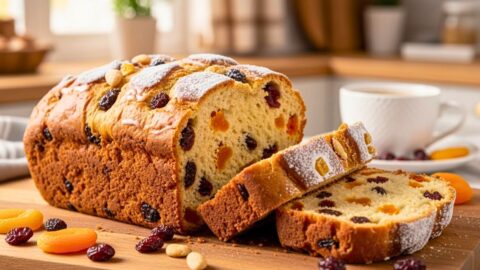 Eggnog Fruit Bread Recipe