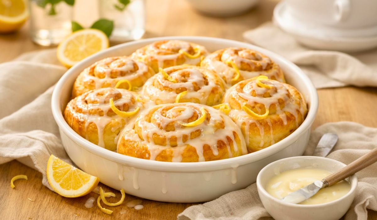 Fluffy Lemon Sweet Rolls Recipe