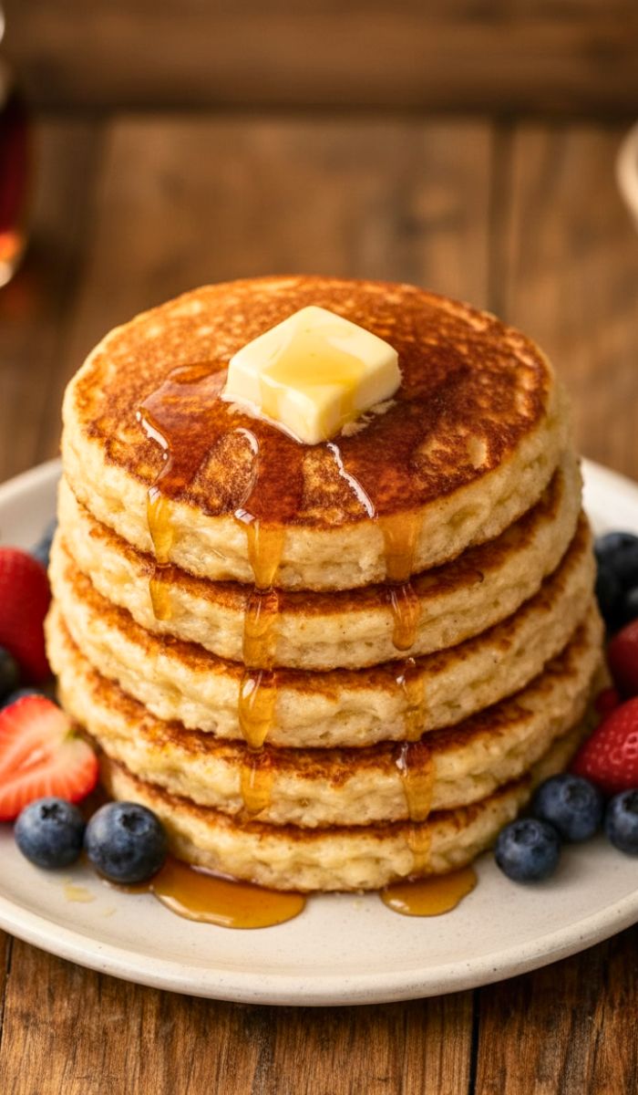 Fluffy Oat Milk Pancakes Recipe