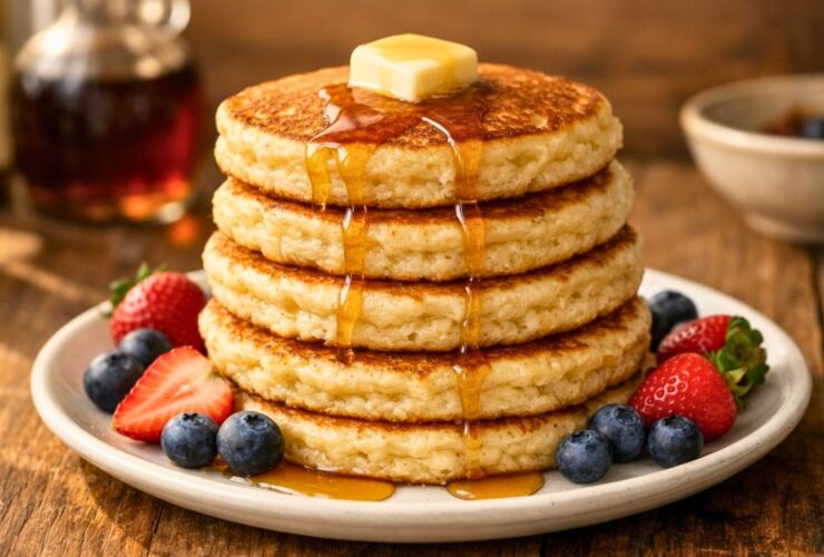 Fluffy Oat Milk Pancakes Recipe
