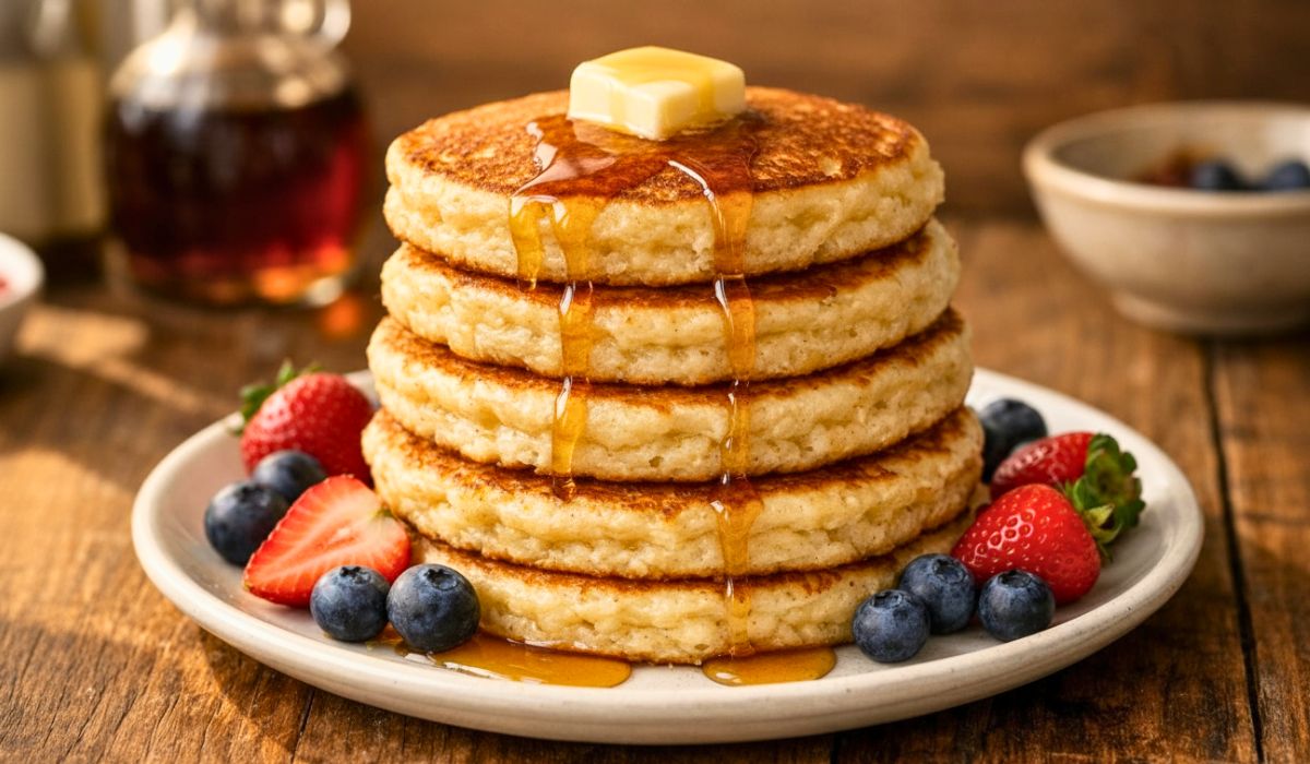Fluffy Oat Milk Pancakes Recipe