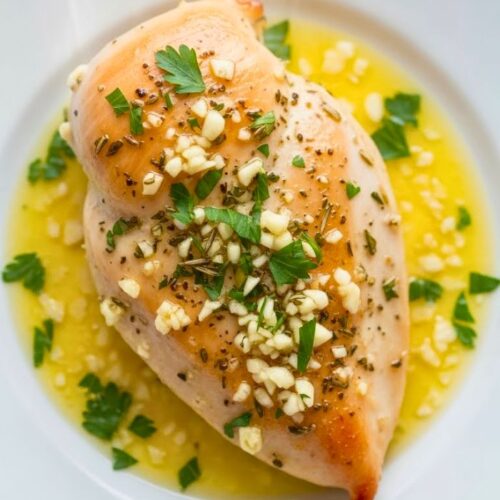 Garlic Butter Baked Chicken Breast Recipe