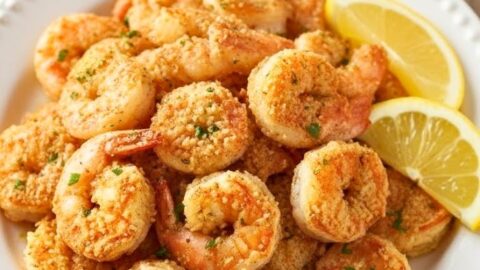 Garlic Parmesan Roasted Shrimp Recipe