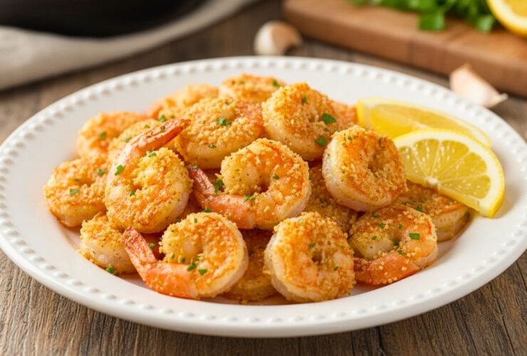 Garlic Parmesan Roasted Shrimp Recipe