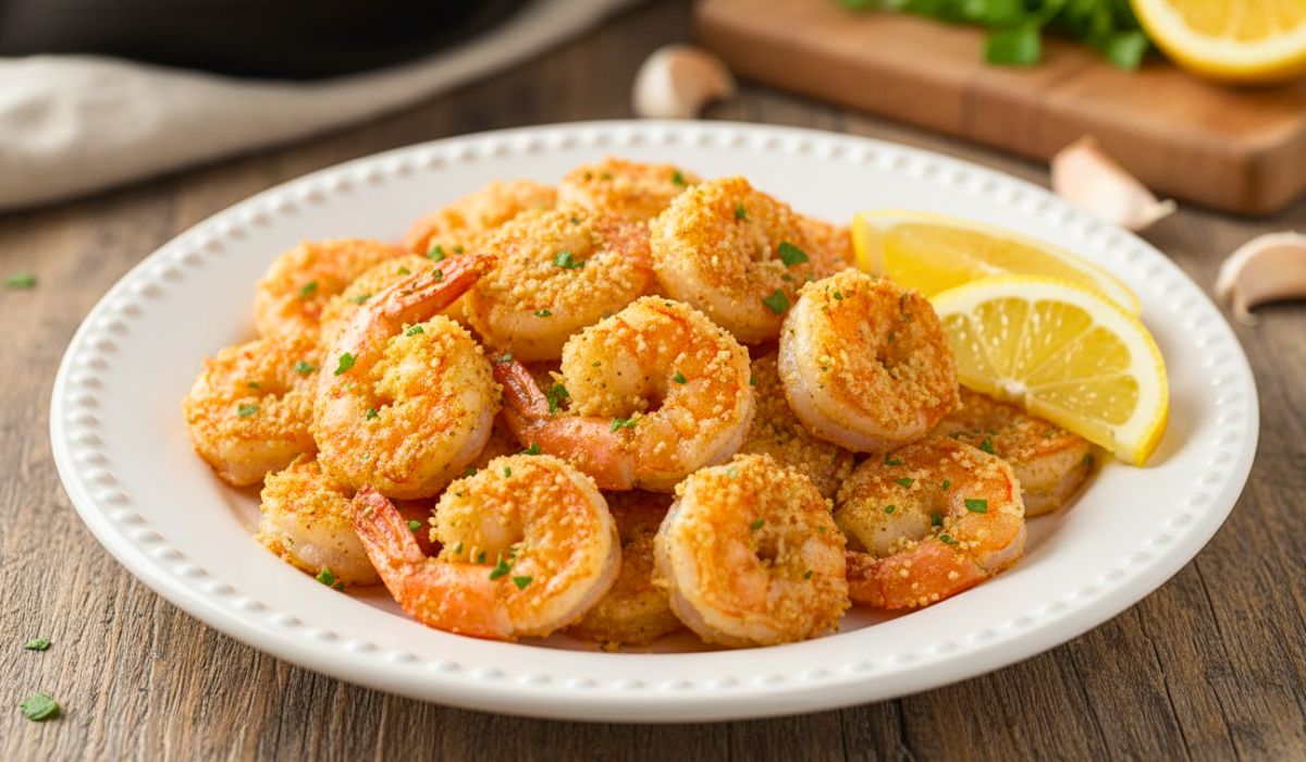 Garlic Parmesan Roasted Shrimp Recipe