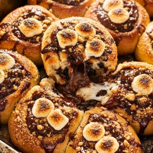 Gooey S'mores Rolls Recipe