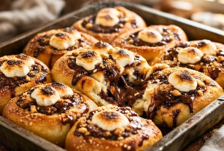 Gooey S'mores Rolls Recipe