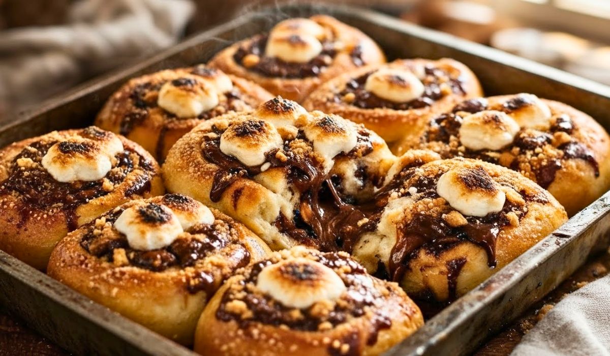 Gooey S'mores Rolls Recipe