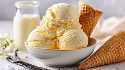 Homemade Vanilla Ice Cream Recipe