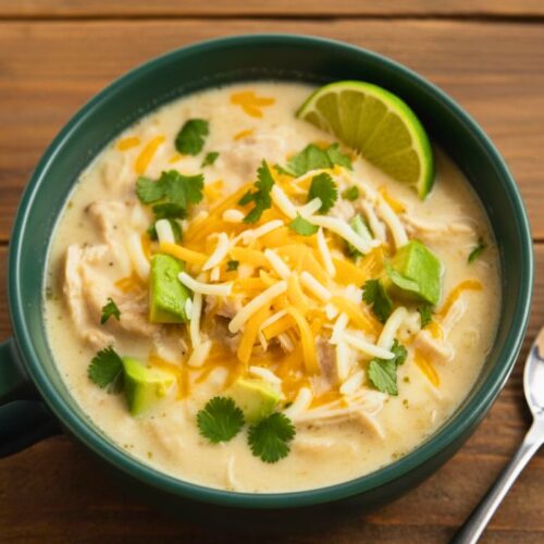 Keto White Chicken Chili Recipe