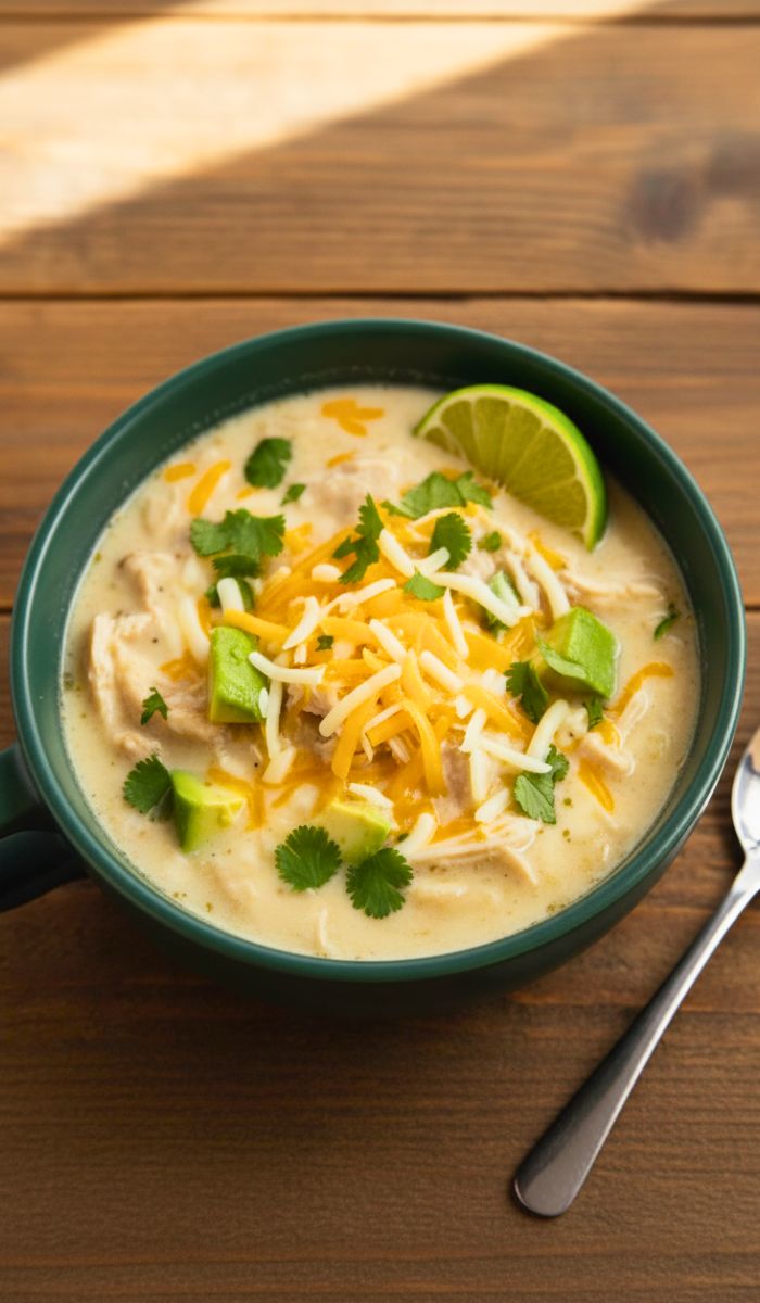 Keto White Chicken Chili Recipe