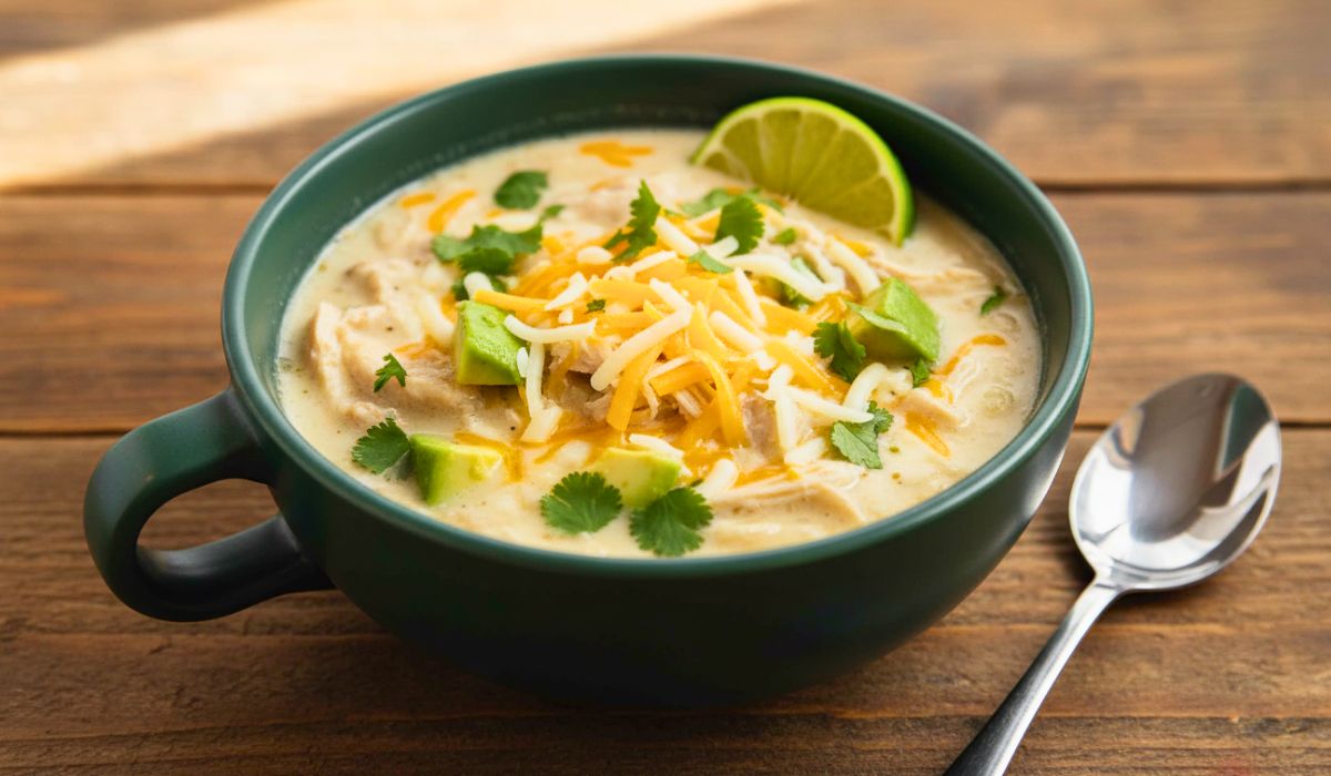 Keto White Chicken Chili Recipe