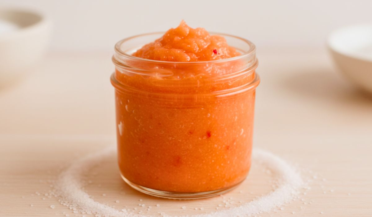 Mango Strawberry Sugar Scrub Recipe