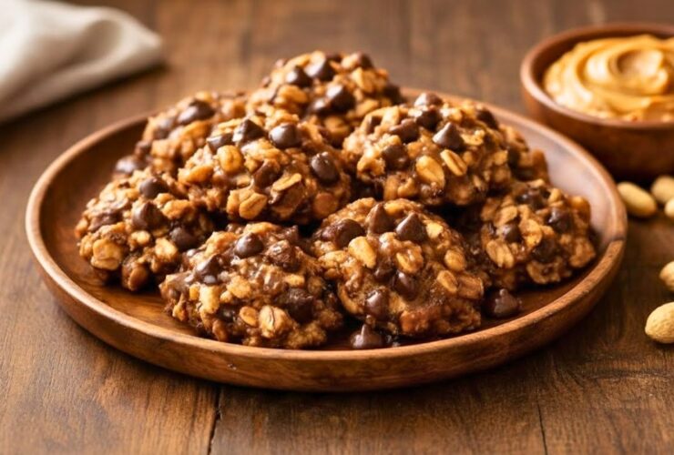 No Bake Avalanche Cookies with Peanut Butter Recipe