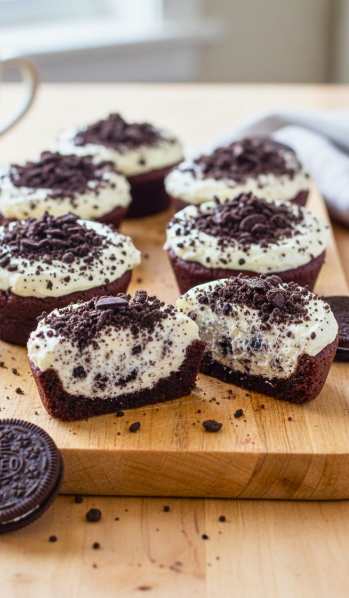 Oreo Cheesecake Cookie Cups Recipe