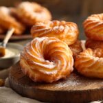 Oven Baked French Cruller Donuts Recipe