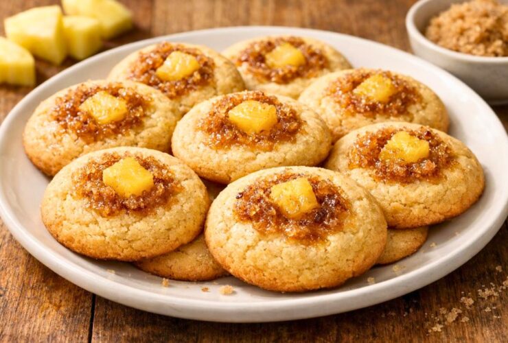 Pineapple Upside Down Sugar Cookies Recipe