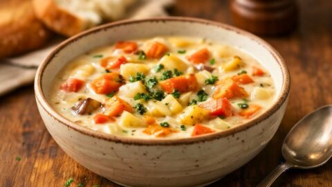 Roasted Root Vegetable Chowder Recipe