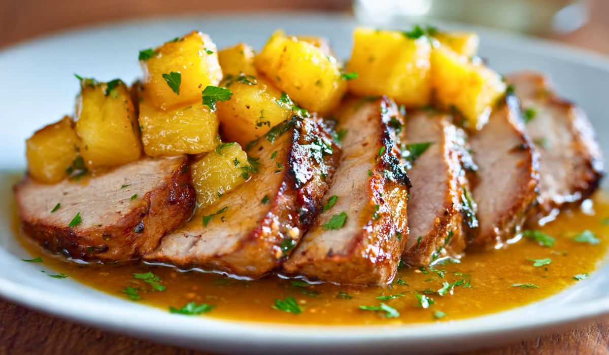 Slow Cooker Pineapple Pork Loin Recipe