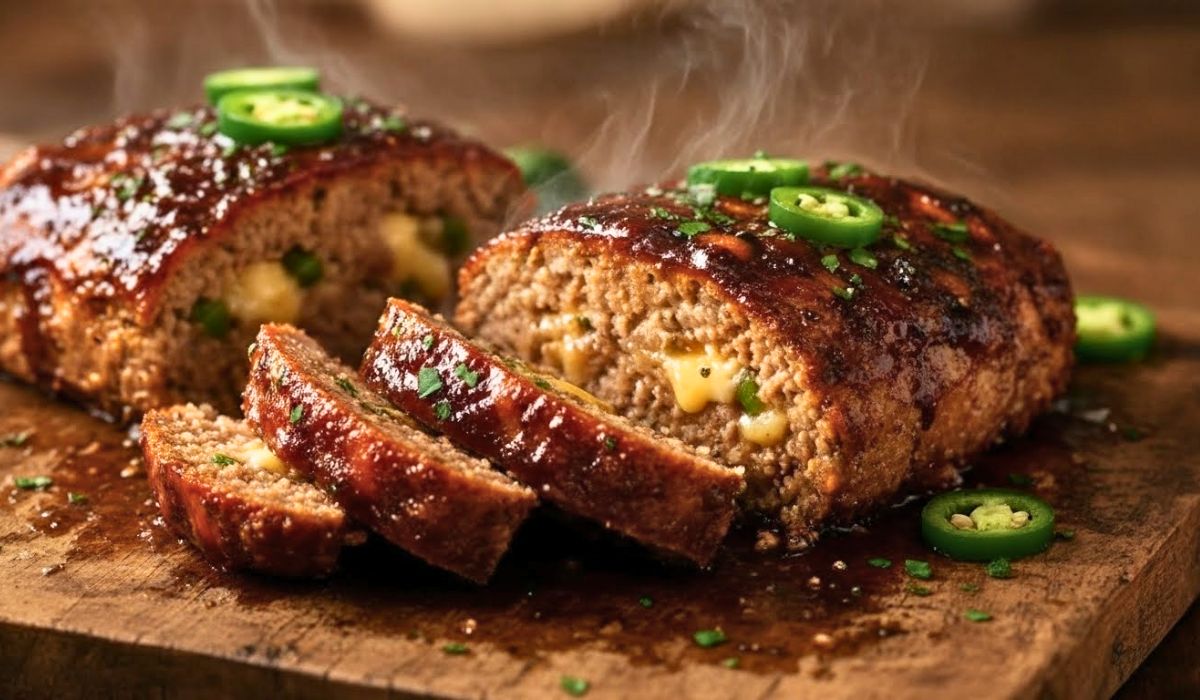 Smoky Jalapeño Popper Meatloaf Recipe