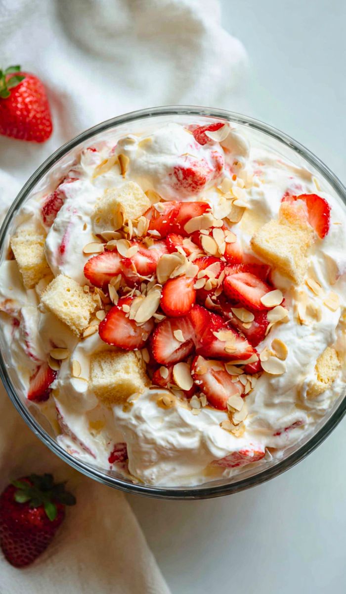 Strawberry Shortcake Fluff Salad Recipe