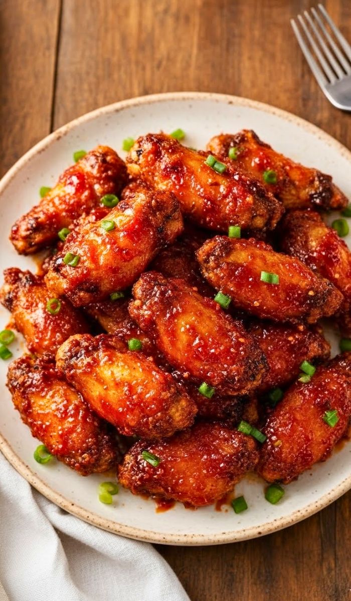 Sweet Chili Glazed Chicken Wings Recipe