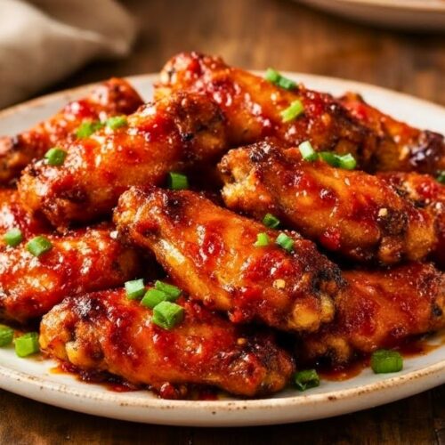 Sweet Chili Glazed Chicken Wings Recipe