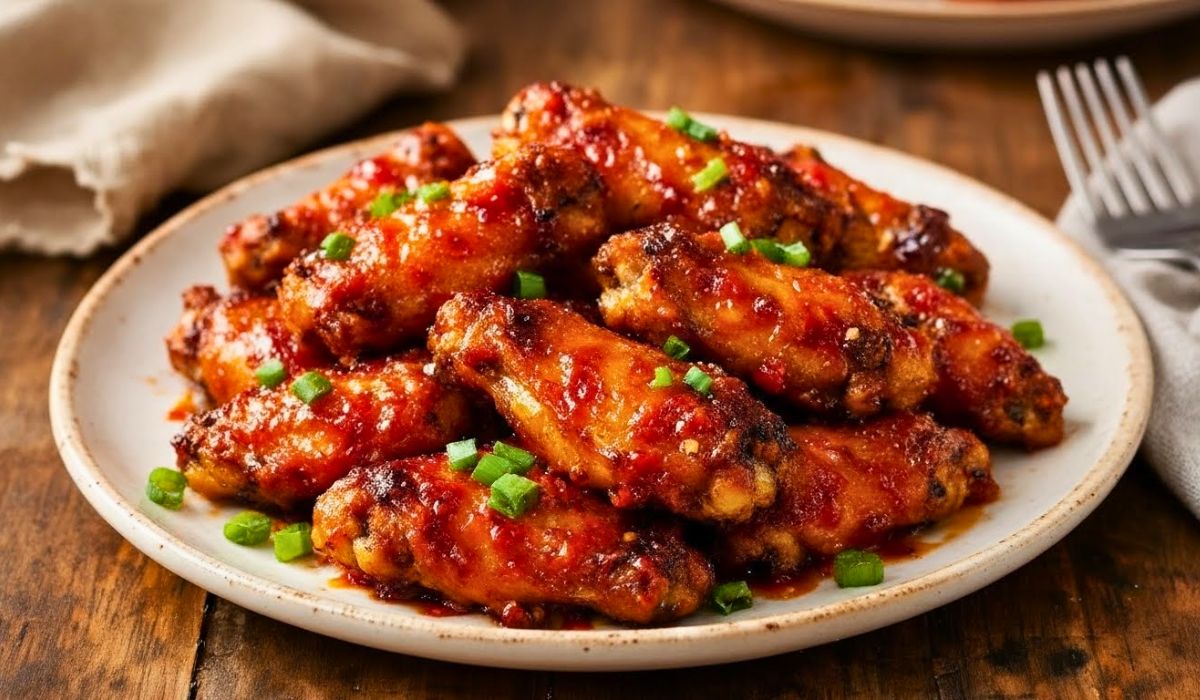 Sweet Chili Glazed Chicken Wings Recipe