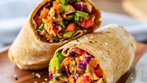 Teriyaki Chicken Wrap Recipe