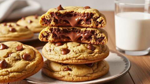Thick Chewy Chocolate Chip Cookies Recipe