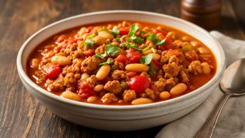 White Bean Turkey Chili Recipe