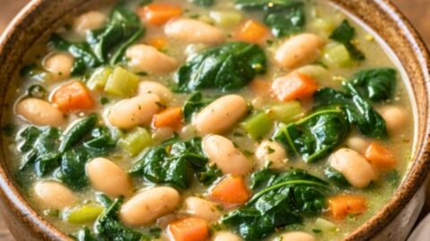 White Bean and Spinach Soup Recipe