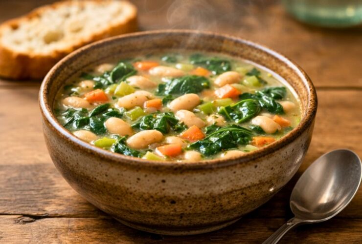 White Bean and Spinach Soup Recipe