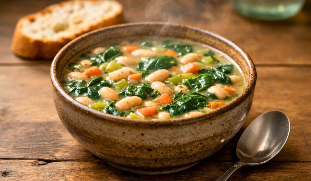 White Bean and Spinach Soup Recipe