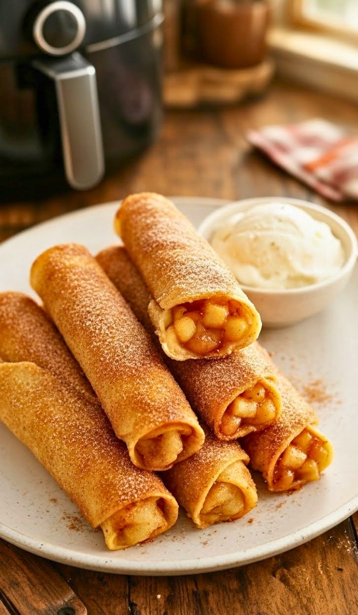 Air Fryer Apple Pie Taquitos Recipe