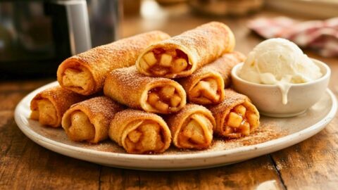 Air Fryer Apple Pie Taquitos Recipe