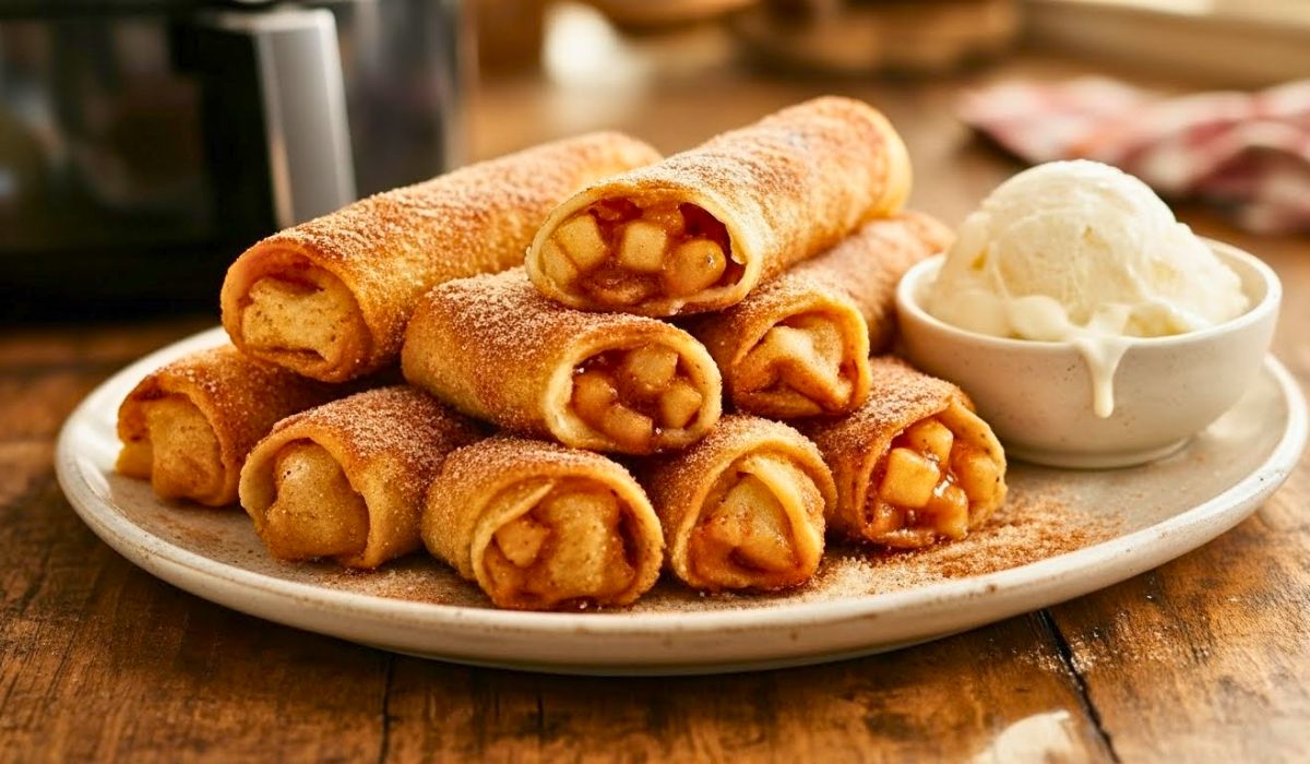 Air Fryer Apple Pie Taquitos Recipe