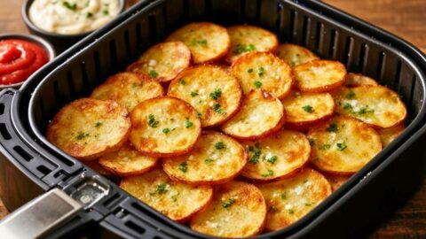 Air Fryer Sliced Potatoes Recipe