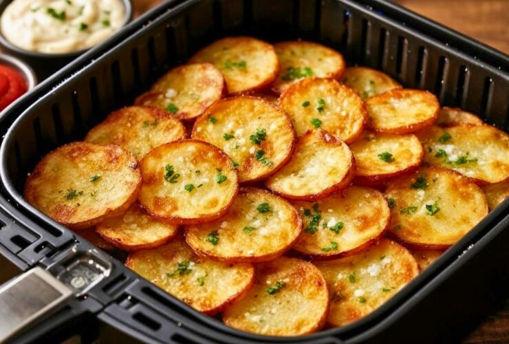 Air Fryer Sliced Potatoes Recipe