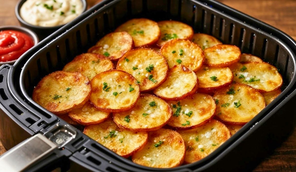 Air Fryer Sliced Potatoes Recipe