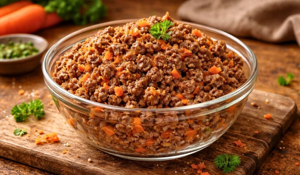 Beef & Carrot Cat Food Recipe