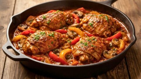 Bobby Flay Chicken Cacciatore Recipe