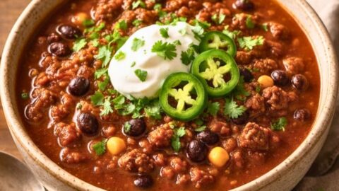 Bobby Flay’s Beef and Black Bean Chili Recipe